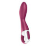 Estimulador Recargable Vibrador Satisfyer Heated Thrill Vibrator APP Burdeos
