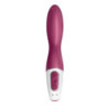 Estimulador Recargable Vibrador Satisfyer Heated Thrill Vibrator APP Burdeos