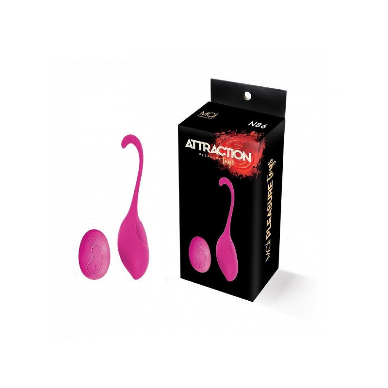 Huevo Vibrador Recargable Control Remoto Attraction N 86 Rosa