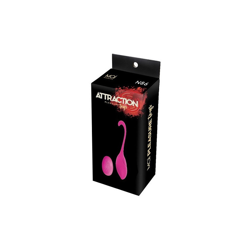 Huevo Vibrador Recargable Control Remoto Attraction N 86 Rosa