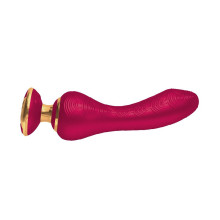 Estimulador Recargable Vibrador Shunga Masajeador Sanya Frambuesa