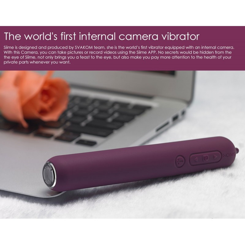 Estimulador Recargable Vibrador Svakom con Cámara Gaga