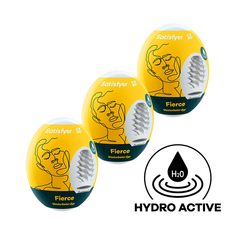 Huevos Masturbadores Satisfyer Egg 3 Unidades Fierce