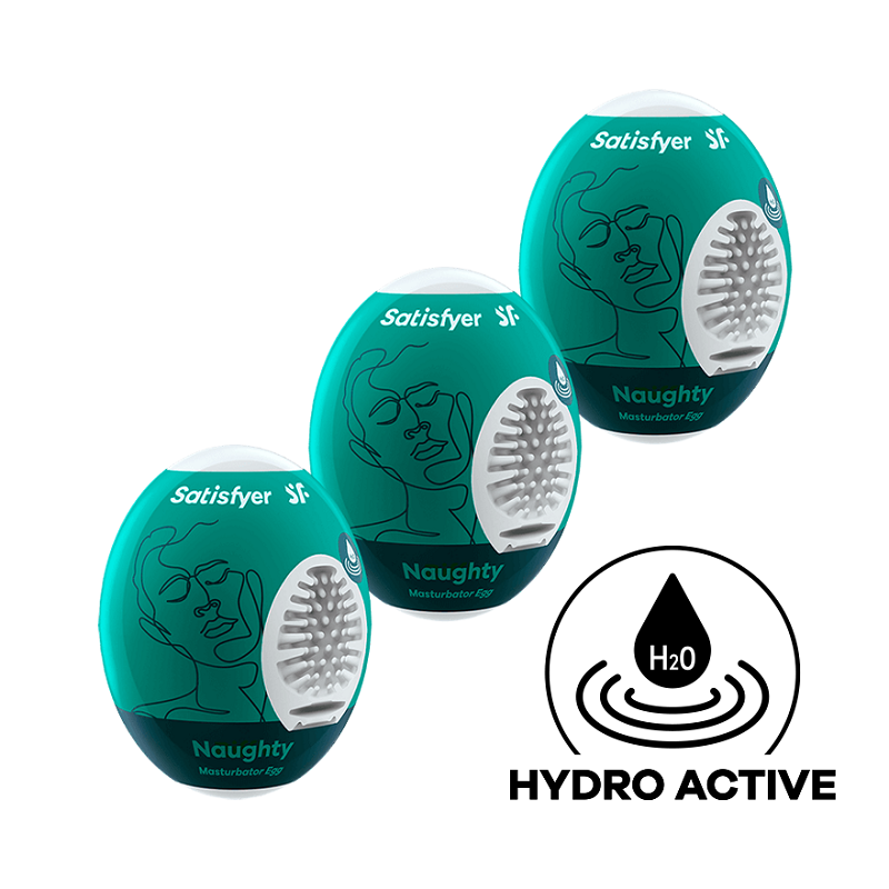 Huevos Masturbadores Satisfyer Egg 3 Unidades Naughty