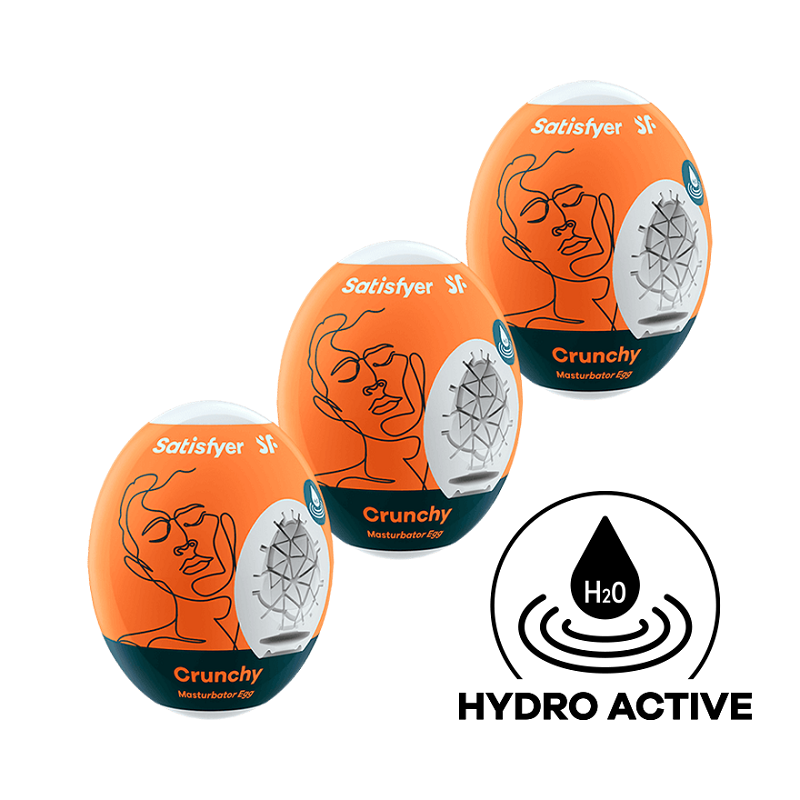 Huevos Satisfyer Egg 3 Unidades Crunchy