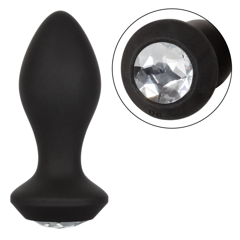 Estimulador Vibrador Plug Recargable Crystal Probe