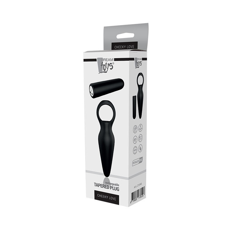 Estimulador Vibrador Plug Recargable Tapered Dream Toys