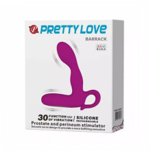 Estimulador Vibrador Prostático Pretty Love Barrack Rosa Recargable