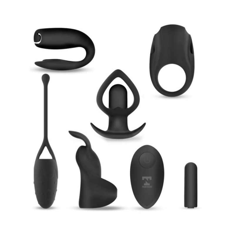 Estuche Regalo Control Remoto Con Vibración Recargable Six In One