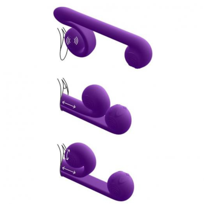 Vibrador Doble Estimulación Recargable Snail Vibe Multiacción
