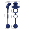Anillo Vibrador Pene y Testículos con Plug Anal Remington Pretty Love Anillo Vibrador Pene y Testículos con Plug Anal Remington Pretty Love