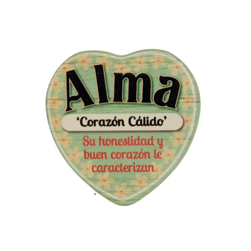 Imán Nombre Alma Cerámica