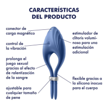 Anillo Recargable Satisfyer Duelist Ring Vibrator
