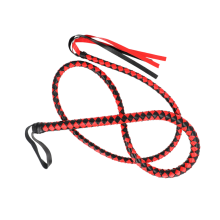 Látigo Extra Largo Kink Rojo/Negro