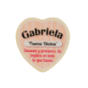 Imán Nombre Gabriela Cerámica