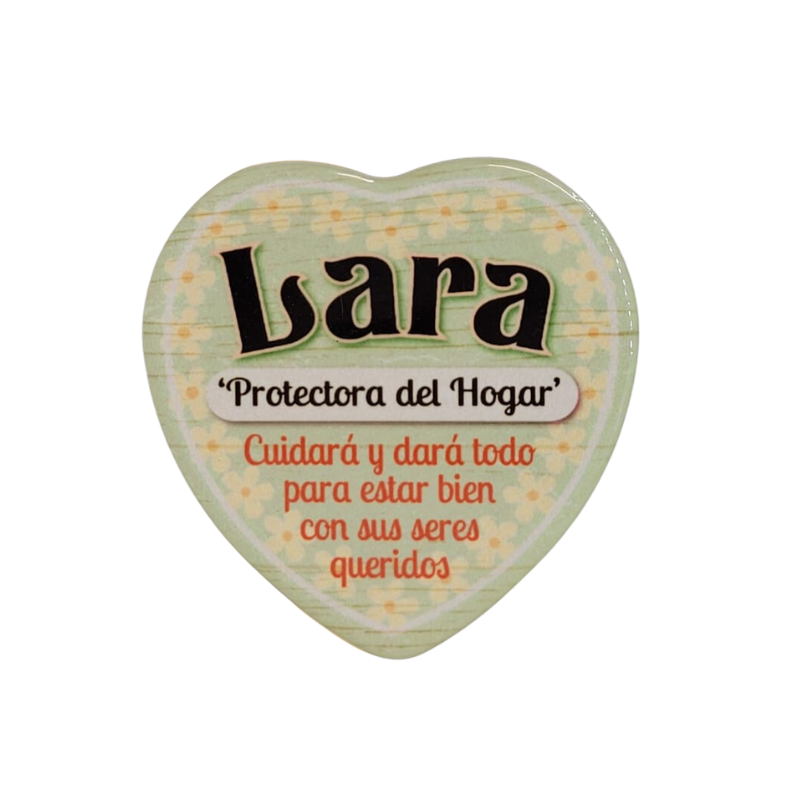 Imán Nombre Lara Cerámica