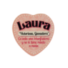 Imán Nombre Laura Cerámica
