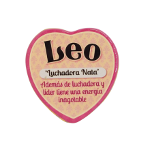 Imán Nombre Leo Cerámica