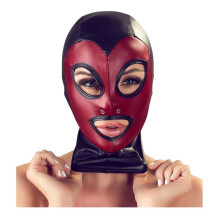 Capucha Sumisión Abierta Bad Kitty Negro/Rojo