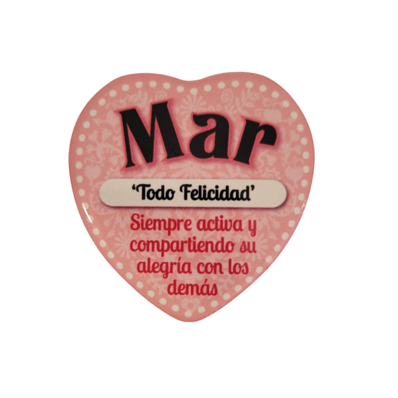 Imán Nombre Mar Cerámica