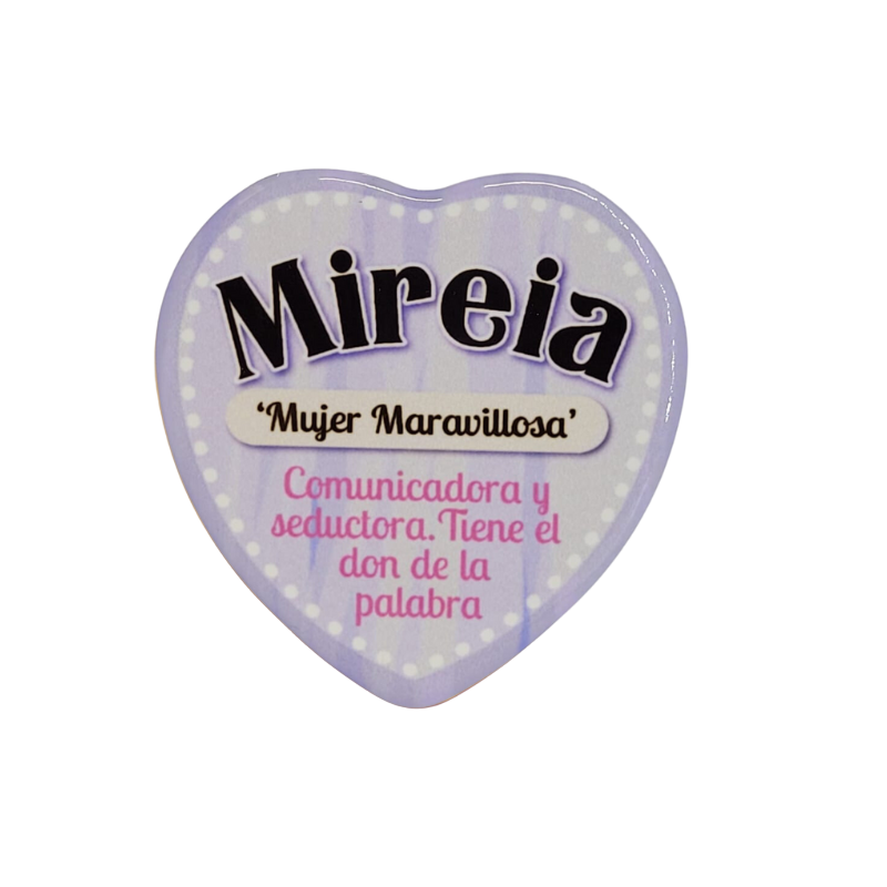 Imán Nombre Mireia Cerámica