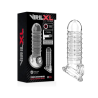 Funda Texturada Pene Viril XL V15 Transparente