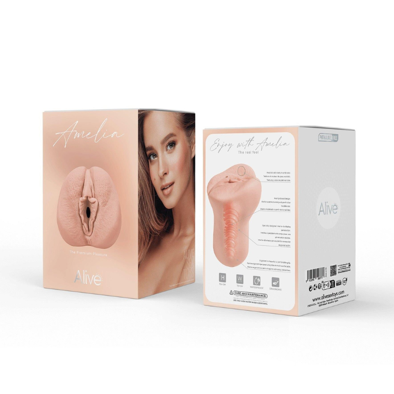 Masturbador Realístico Alive Amelia
