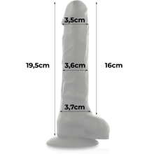 Dildo Silicona Density 19,5 cm Negro