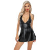 Vestido Noir Handmade Wetlook Boudoir 1031