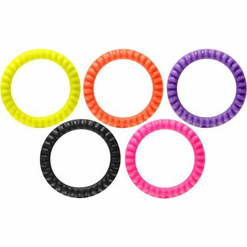 Kit 5 Anillas Silicona Roadies Talla L