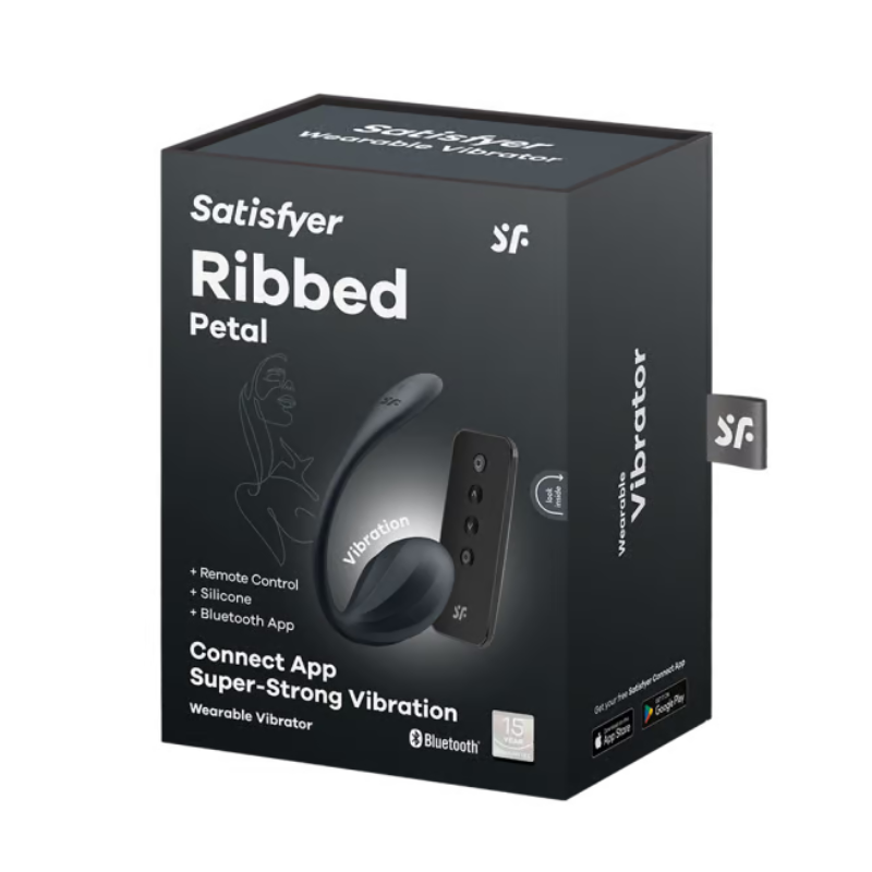 Huevo Vibrador APP Control Remoto Satisfyer Ribbed Petal