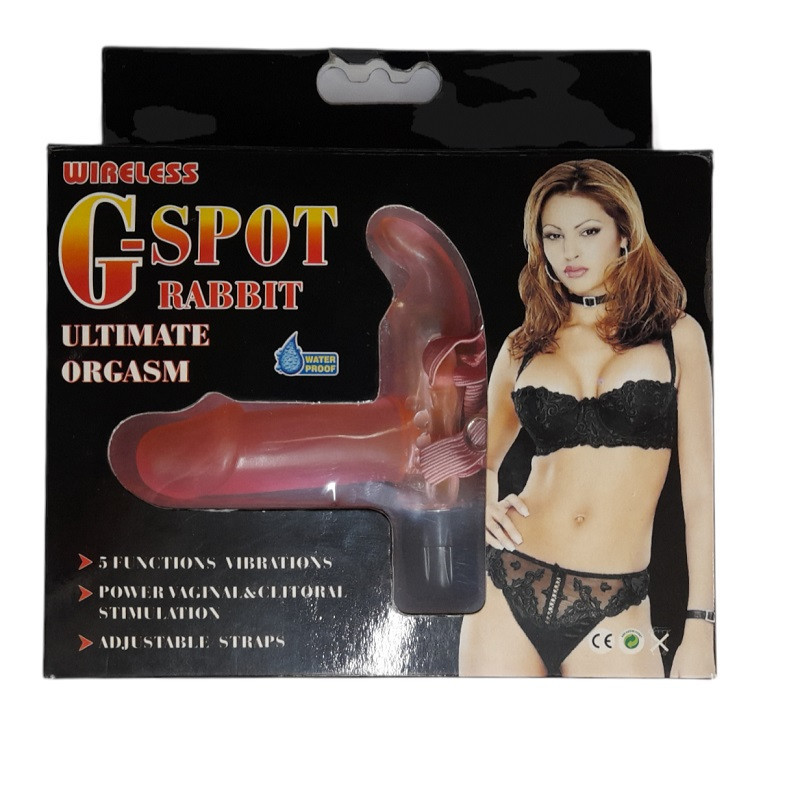 Arnés Femenino Macizo Con Vibración G-Spot Rabbit