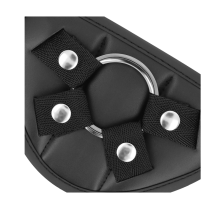 Arnés Femenino Macizo Con Vibración Silicona Control Remoto Watchme S