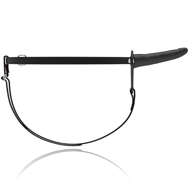 Arnés Femenino Macizo Con Vibración Silicona Recargable Fetish Submissive Negro