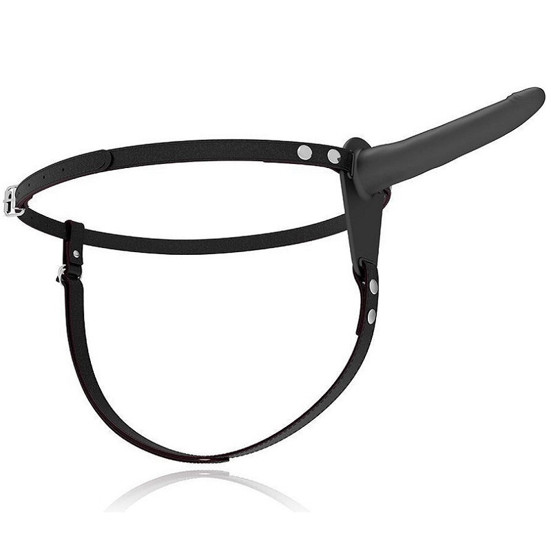 Arnés Femenino Silicona Fetish Submissive Negro