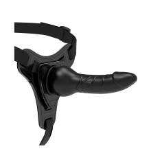 Arnés Femenino Silicona Realístico Fetish Submissive Negro