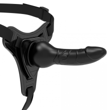 Arnés Femenino Silicona Realístico Fetish Submissive Negro