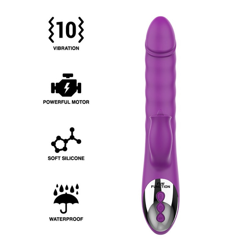 Impulsor Rotador Recargable Fun Function Zenda Con Vibración