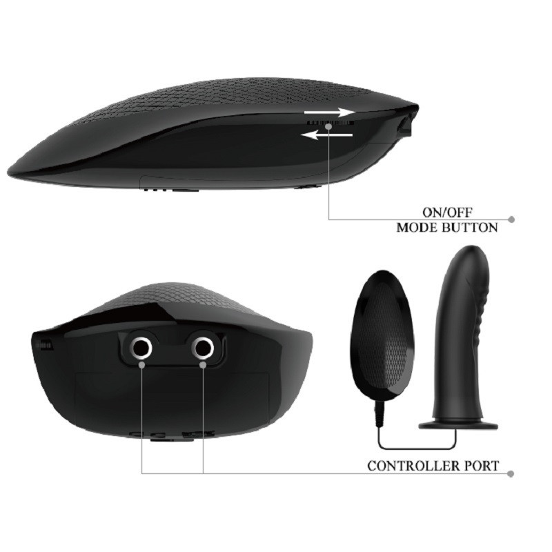 Arnés Hueco Con Vibración Silicona Pretty Love Myron