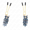 Pinzas Pezones Colgante Búho Azul