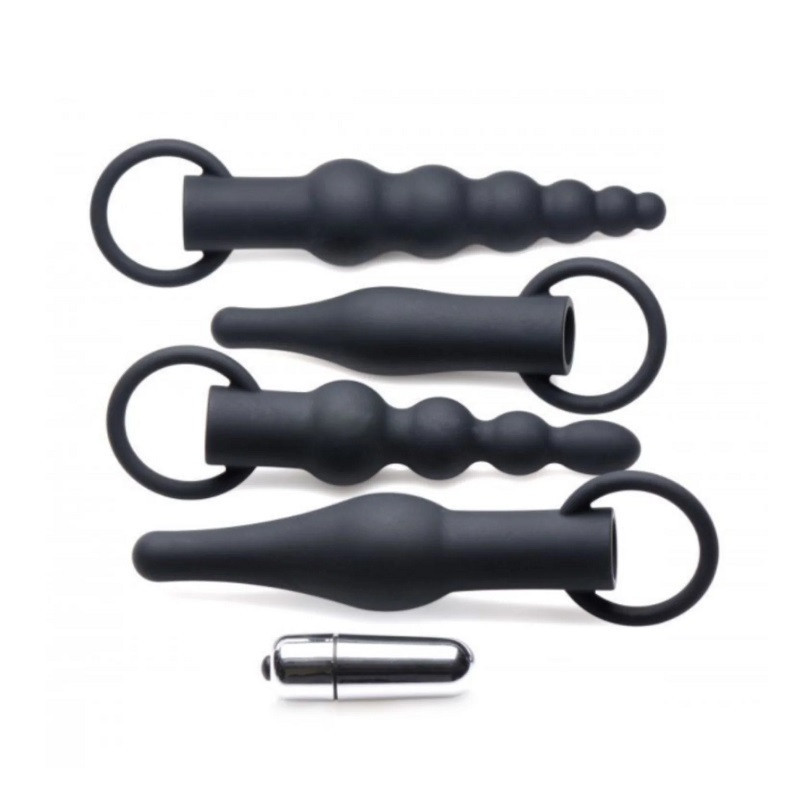Kit 4 Plugs Anales Master Series Ringed Rimmers