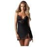 Babydoll de Obsessive Negro Lobellis