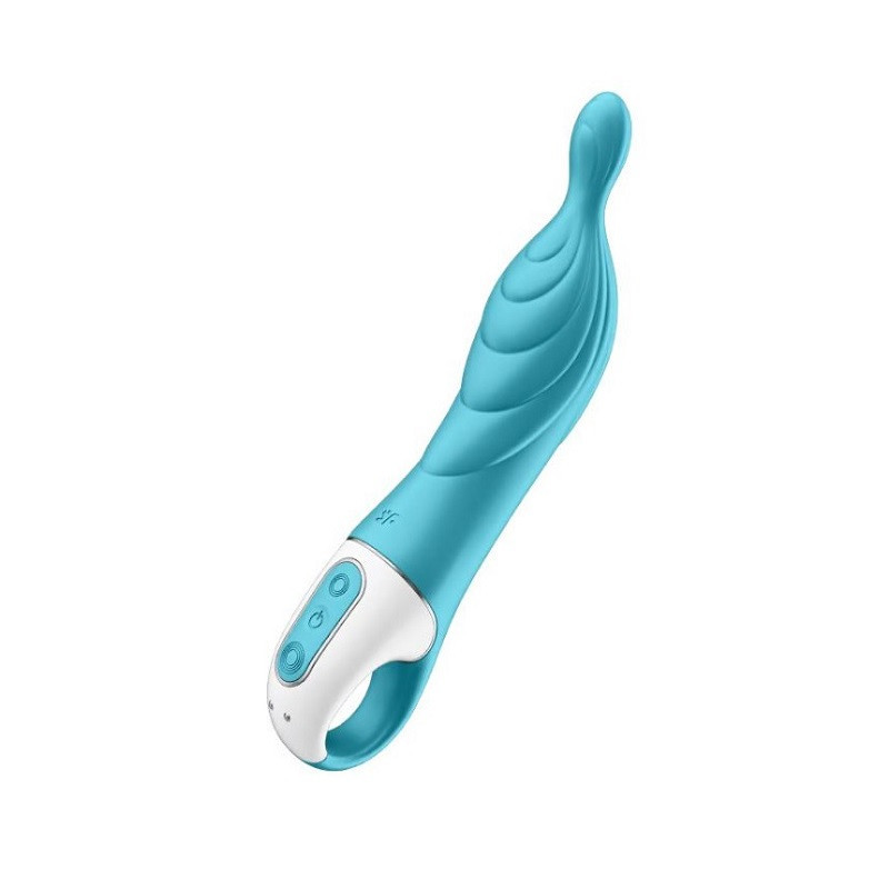 Estimulador Recargable Vibrador Satisfyer A-Mazing 2 Turquesa