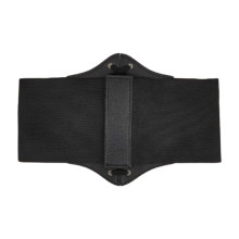 Cinturón Corset Elástico Cordón Negro Mate