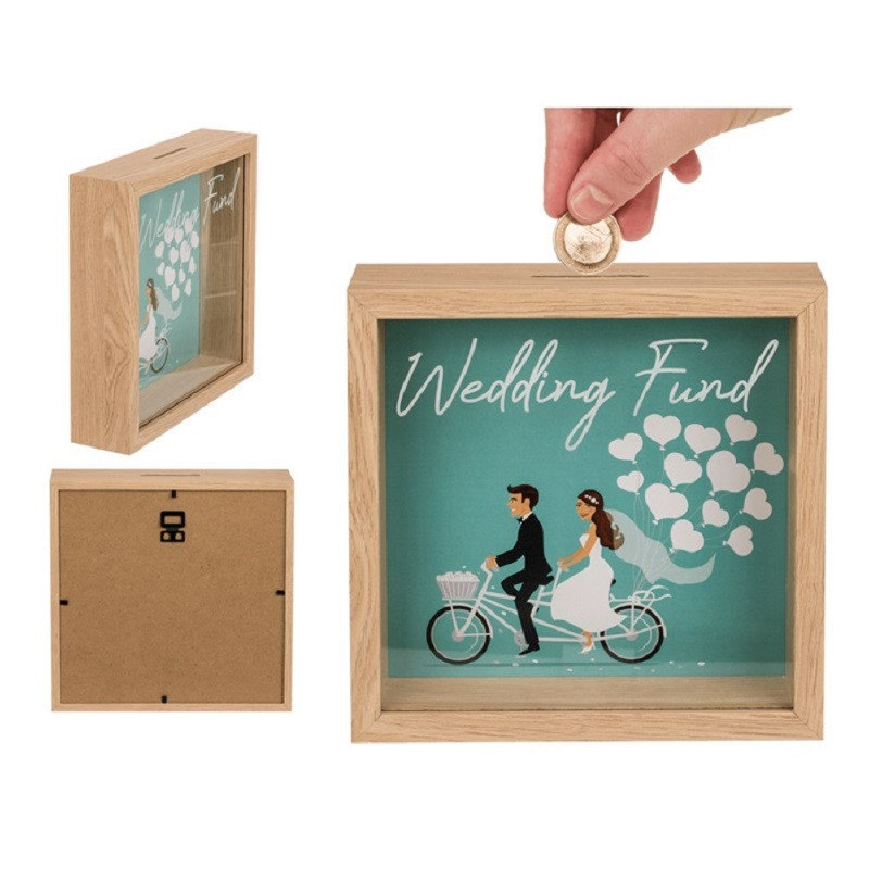 Hucha Madera Wedding Fund