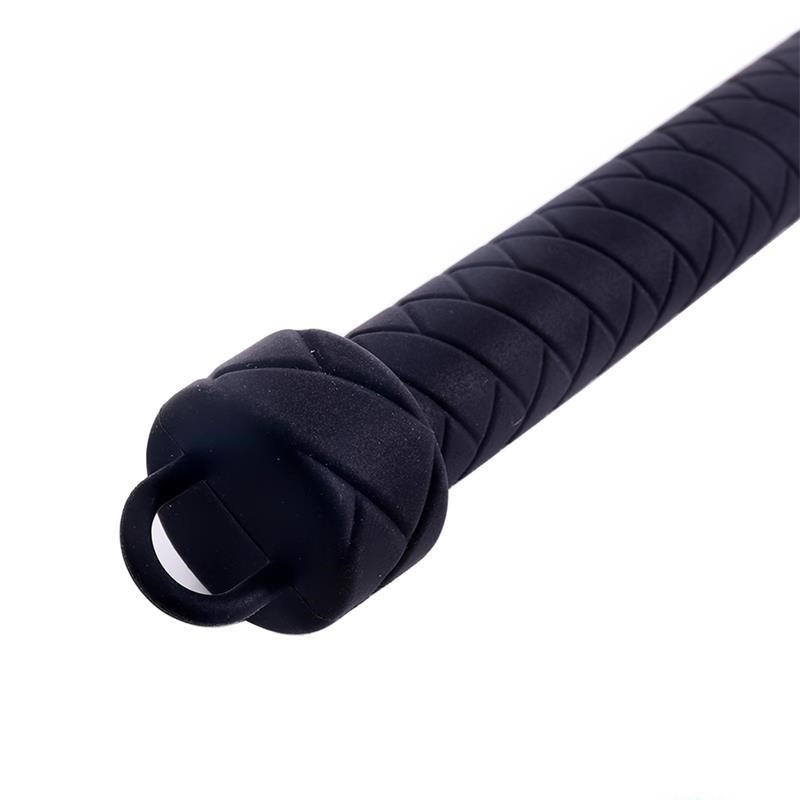 Látigo Silicona Dominación Negro BDSM Line