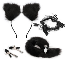 Kit Cosplay Cat Negro BDSM Line