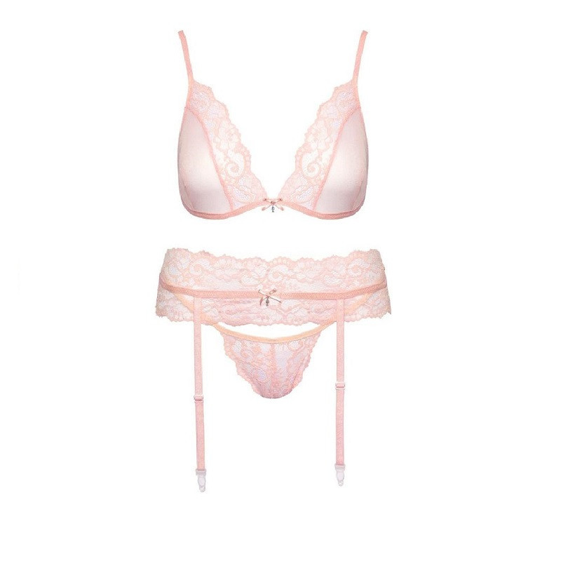 Conjunto 3 Piezas Rosa Kissable
