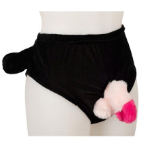 Slip con Pene de Peluche Hinchable