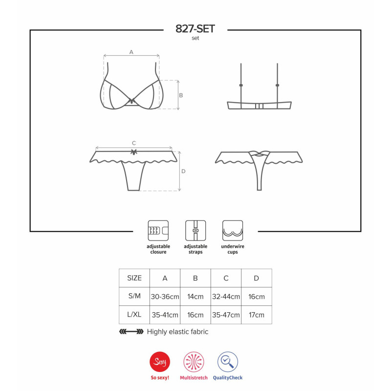 Conjunto 2 Piezas De Obsessive Rojo 827
